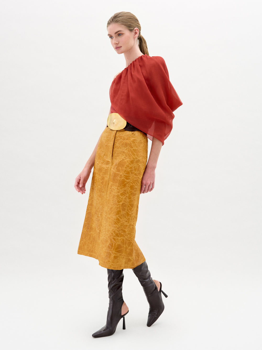 LAYAN_SKIRT_-_MUSTARD_FRONT_FALL_2025