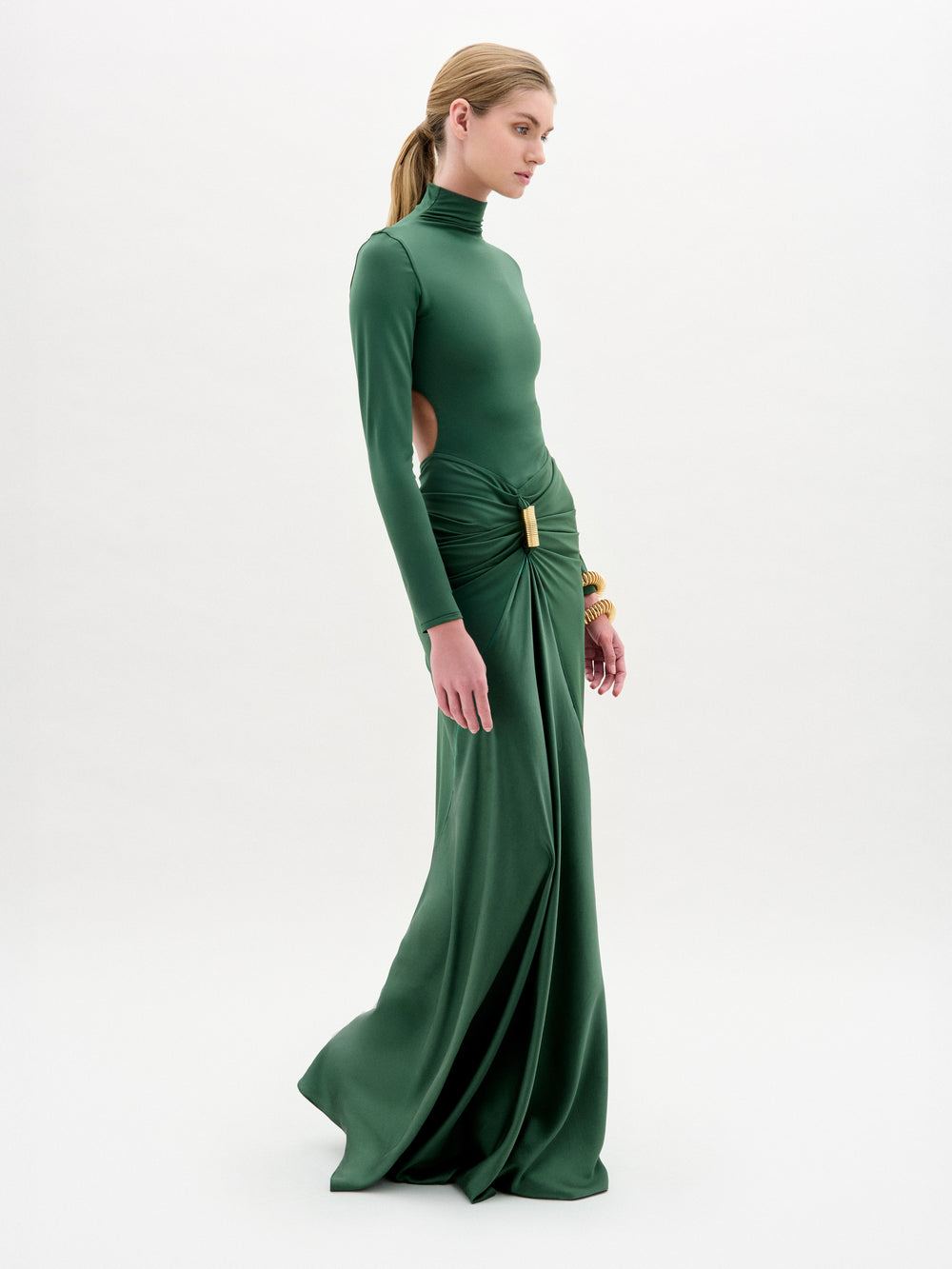 LENA_DRESS_-_GREEN_Front_FALL_2025