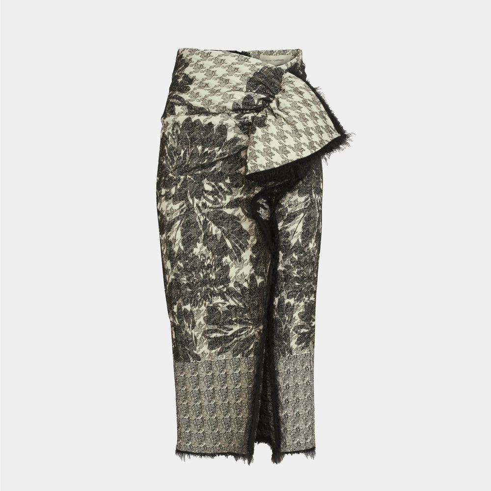 NILAM_SKIRT_-_FLORAL_BLACK_AND_WHITE_STILL_FALL2025