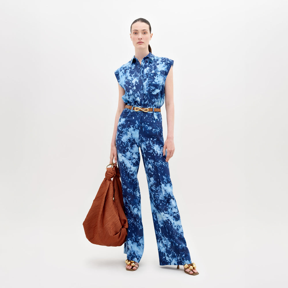 RinaBlouse_EminePant-Indigo_Front