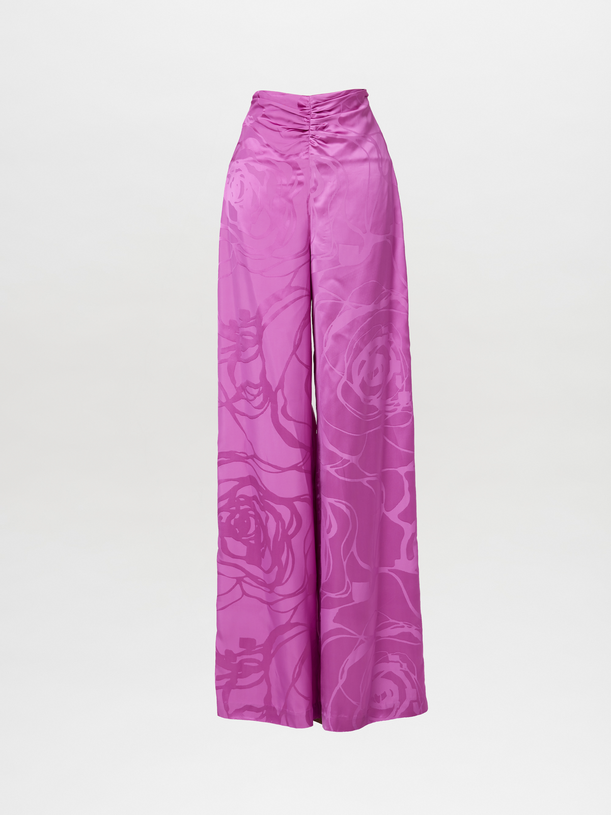 Pantalones Casey Jacquard Magenta