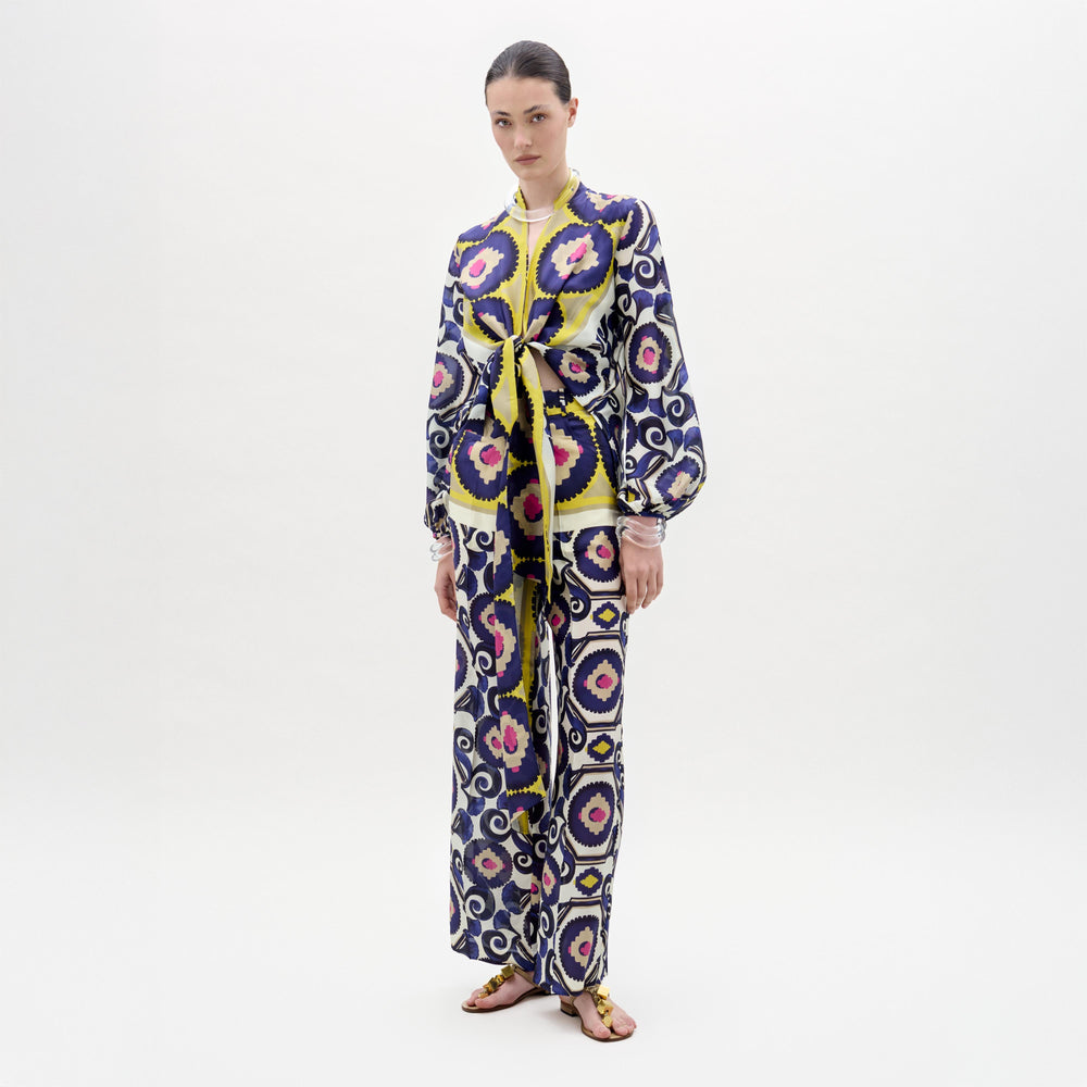 21___Emine_Pant___Yellow_Mosaic___PRE_SPRING_2026_FRONT