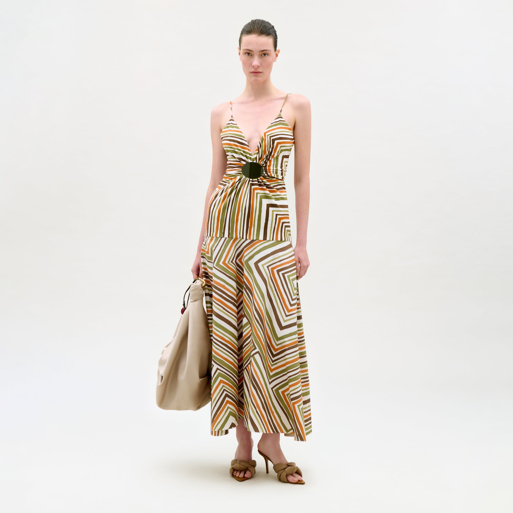 25___Emeli_Dress___Orange_Green_Stripes_PRE_FALL_2026_FRONT
