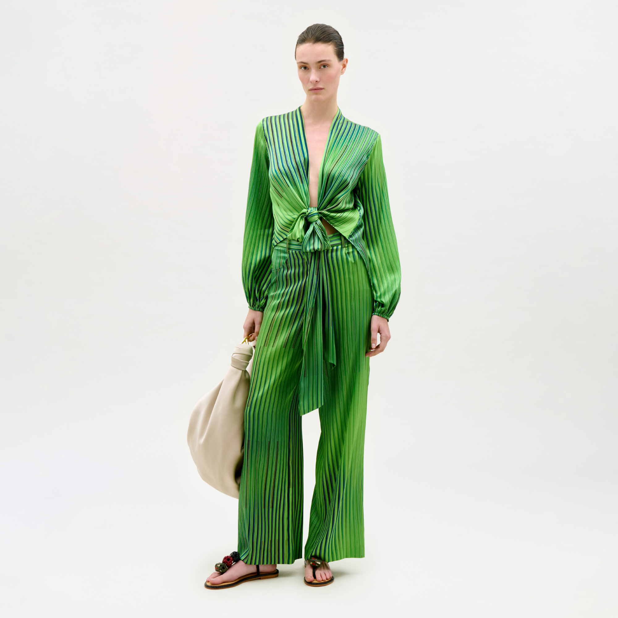 57_Emine_Pant___Green_Stripes_PRE_FALL_2026_FRONT