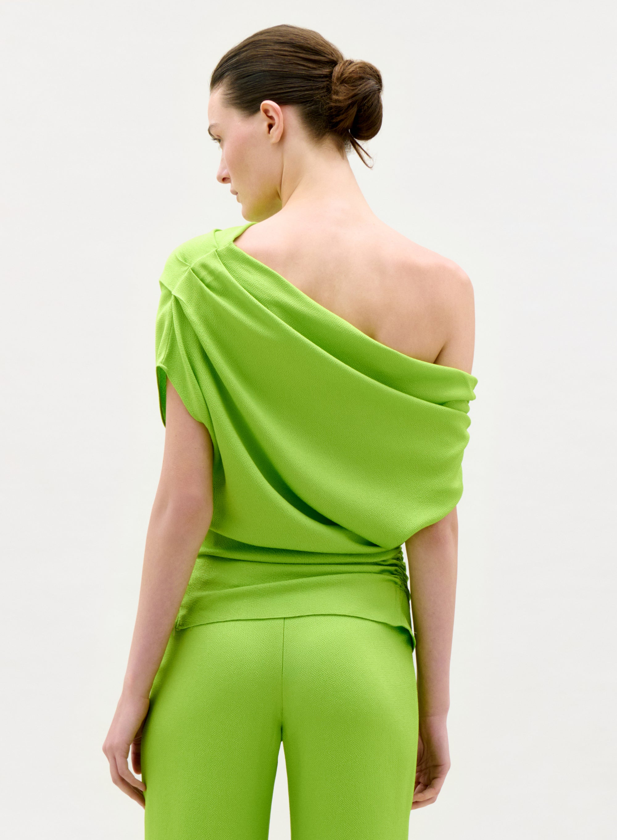 61___Buchi_Blouse___Bright_Green_BACK