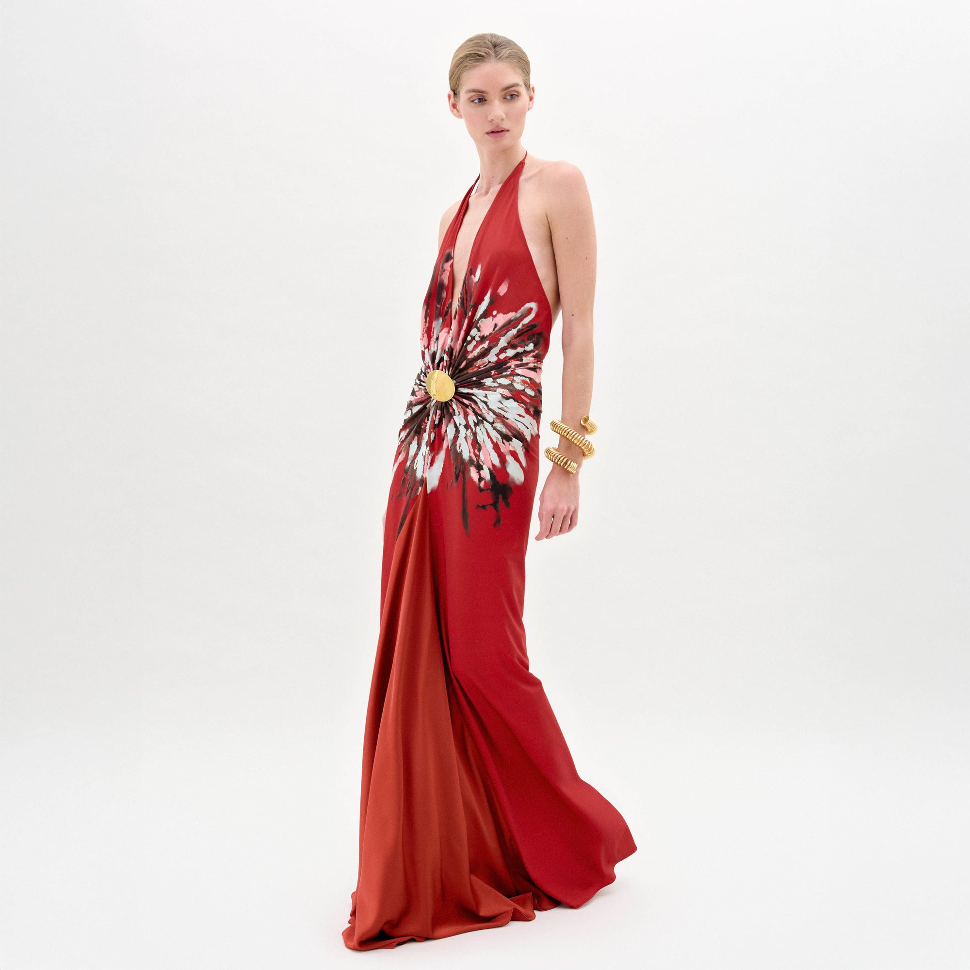 AIKO_DRESS_-_BURNT_FLOWER_Front_FALL_2025