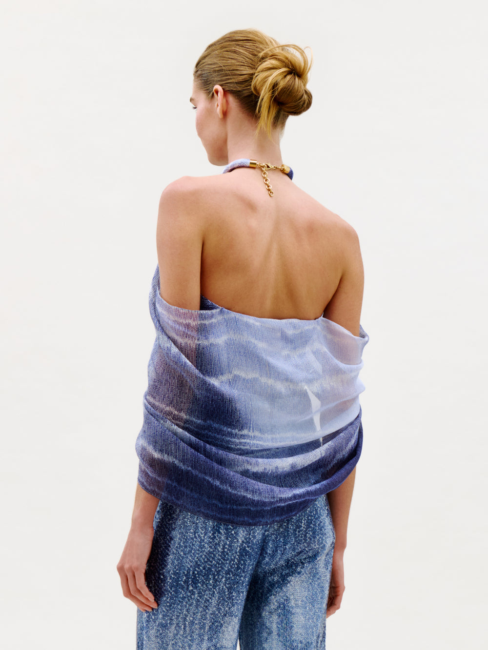 Adib_blouse_navy_Moire___FALL_2026_BACK