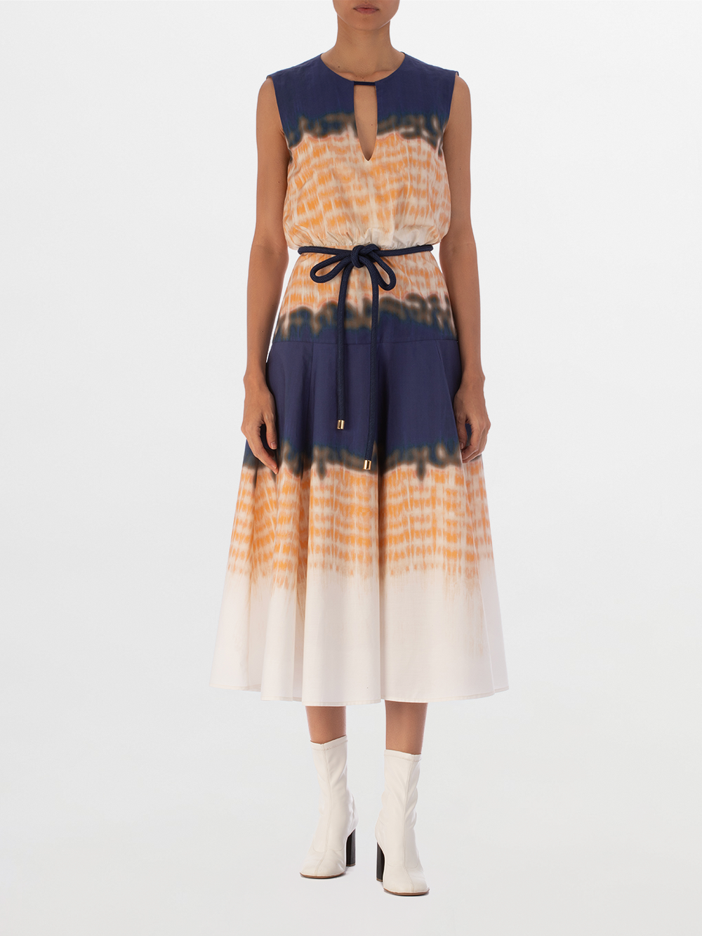 Vestido Bora Mediterranean Coral Blue