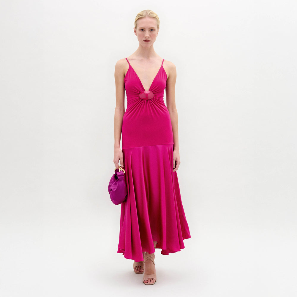 CASIANA_DRESS_-_MAGENTA_FRONT_FALL_2025_1