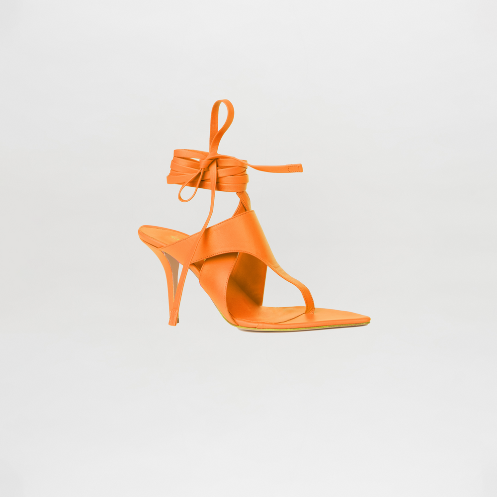 Sandalias Domenico Naranja