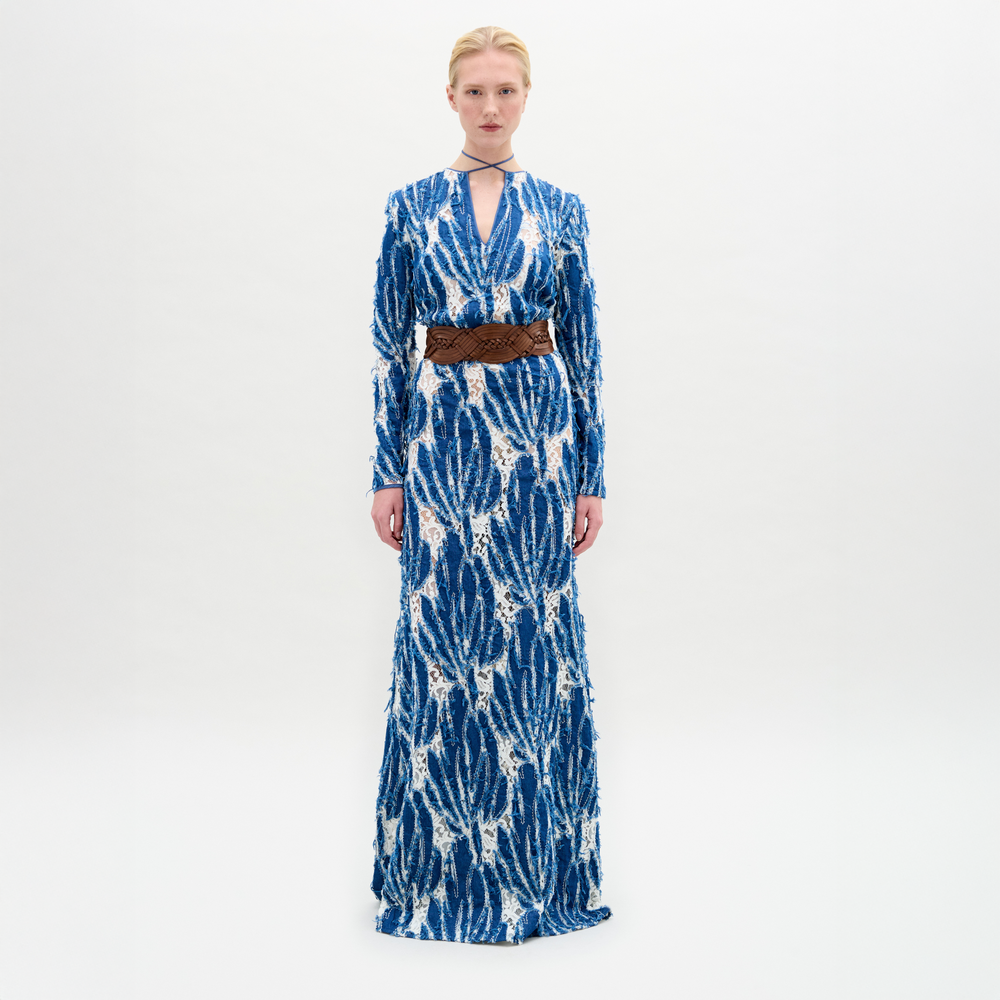 EBBA_DRESS_-_DENIM_LEAF_Front_PRE-FALL_2025