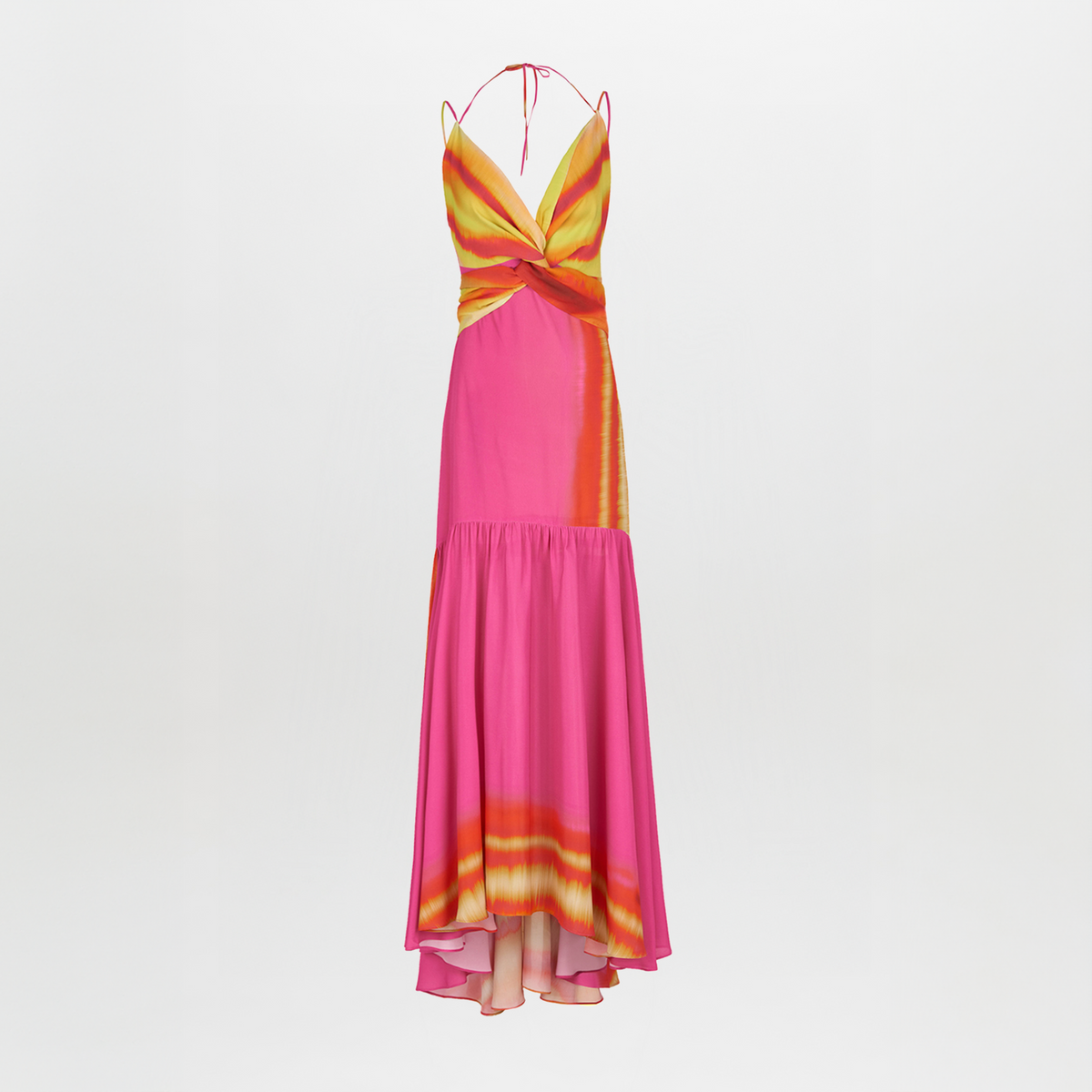 Eva_Dress_Fuchsia_Lime_Stripes