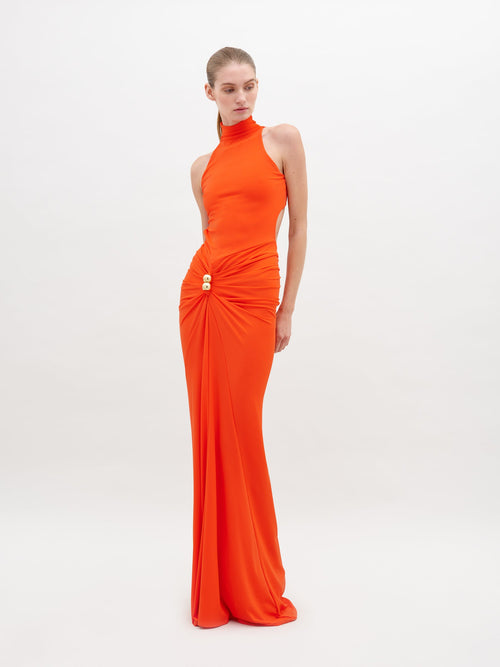 Vestido Frances Tangerine