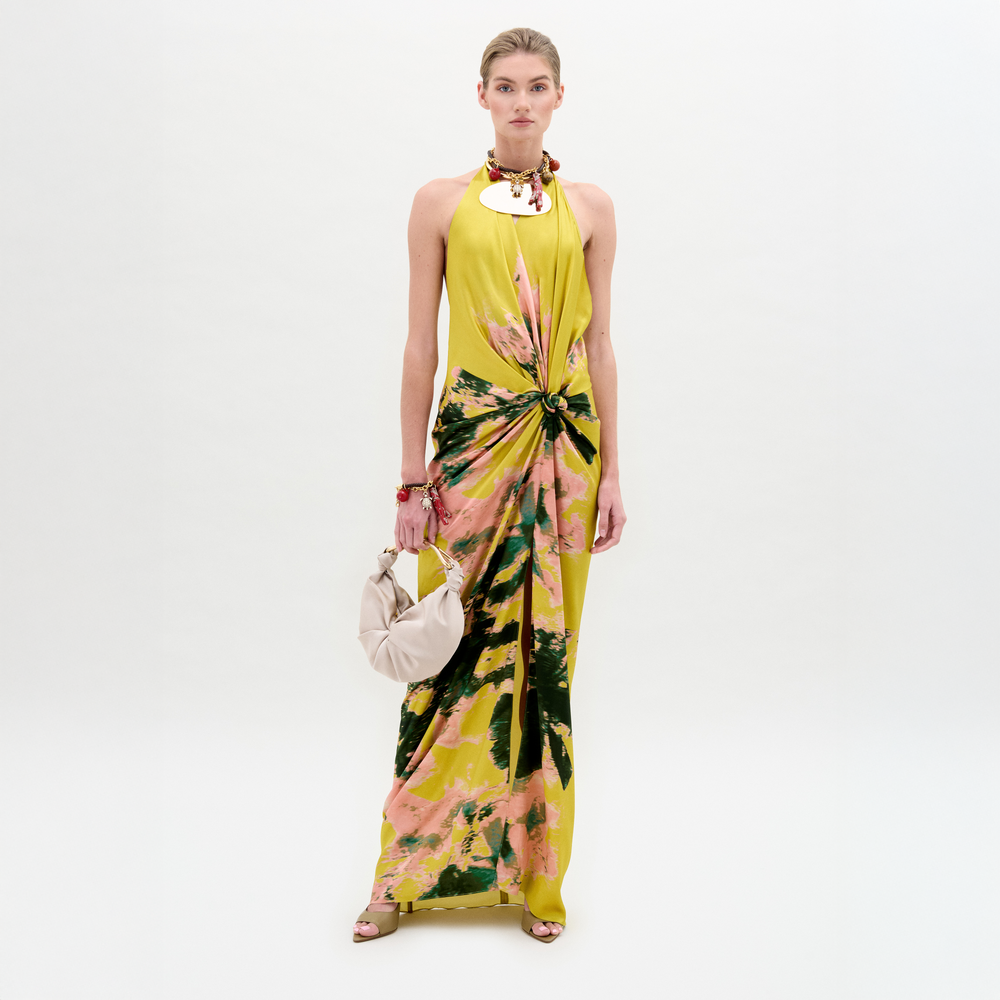JAZMIN_DRESS_-_BRIGHT_GOLD_FLORAL_Front_PRE-FALL_2025