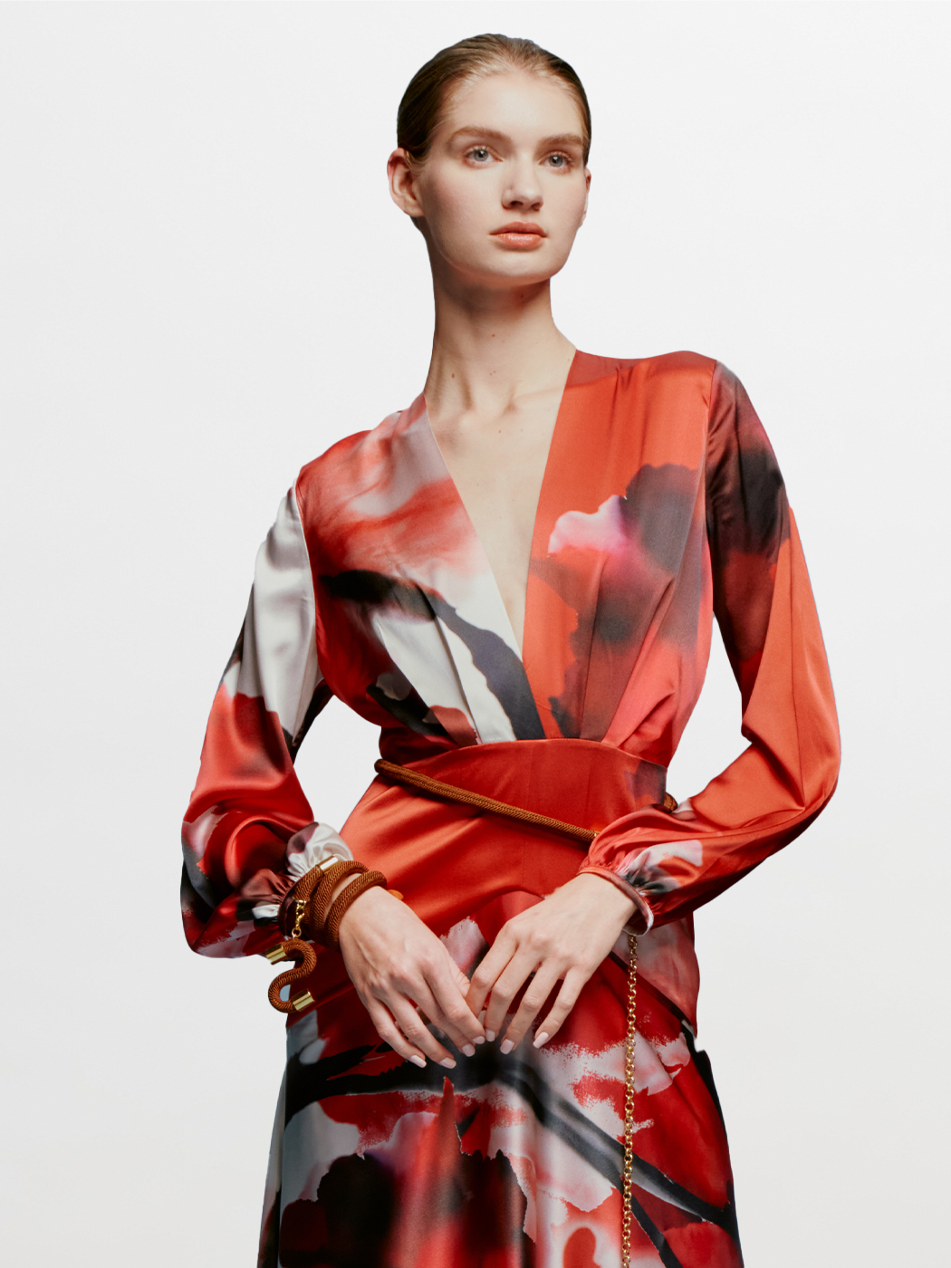 KEIRA_DRESS_-_POMEGRANATE_ABSTRACT_FLOWERS_FRONTAL