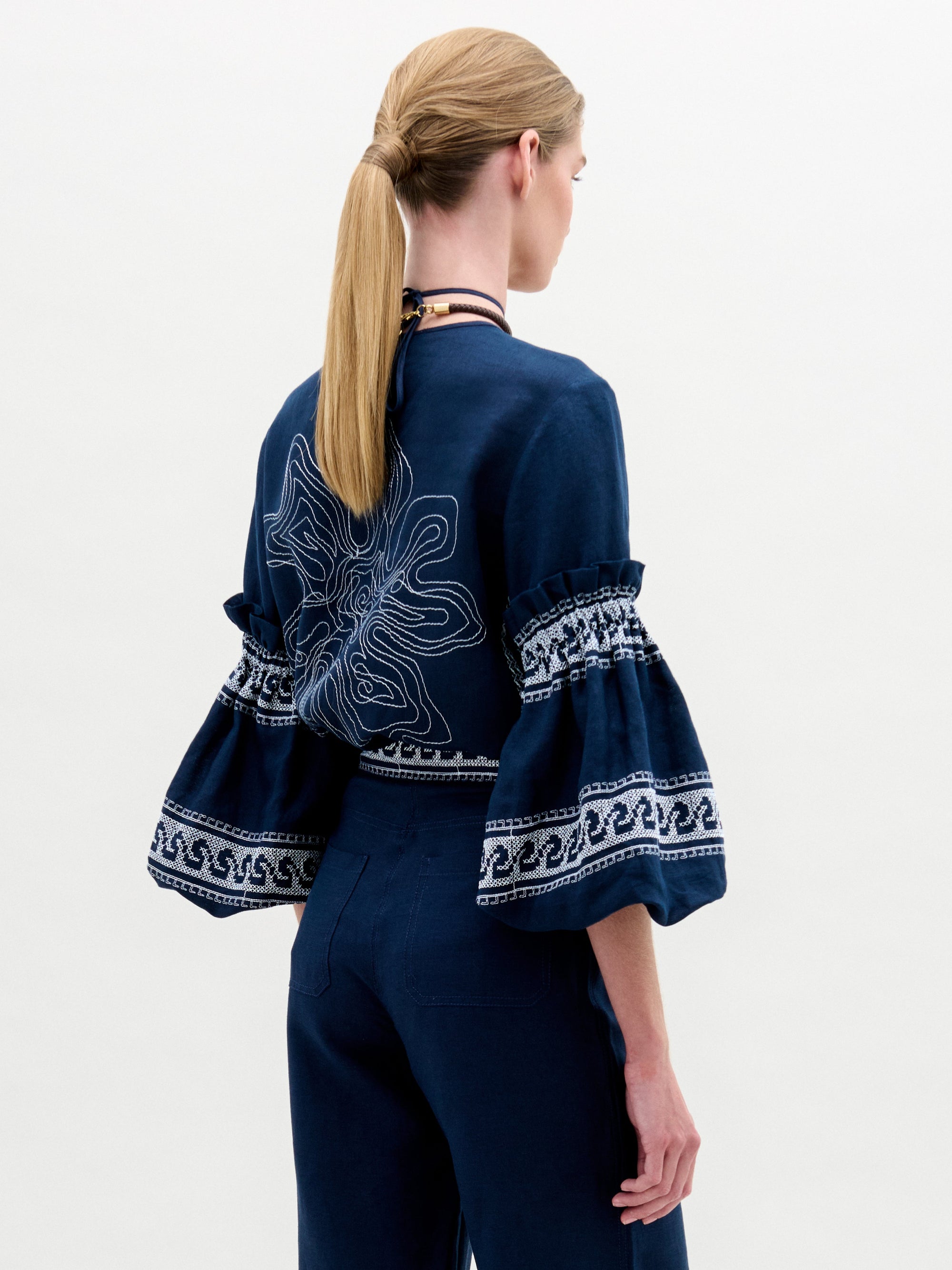 LUCAYABLOUSE-NAVYWHITEEMBROIDERY_BACK_PRE-FALL2025
