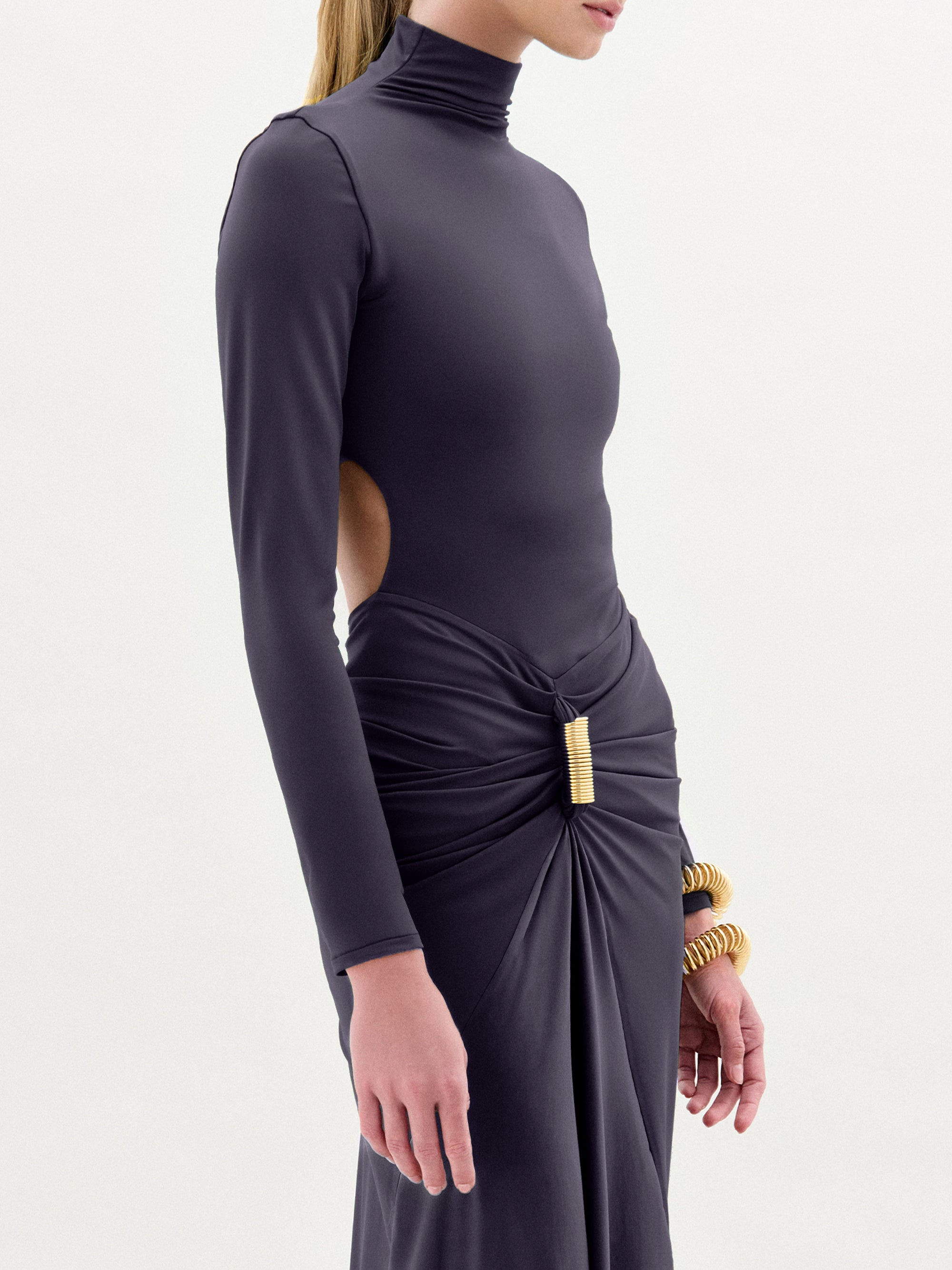 LenaDress-VolcoBrownFront_DETAIL_