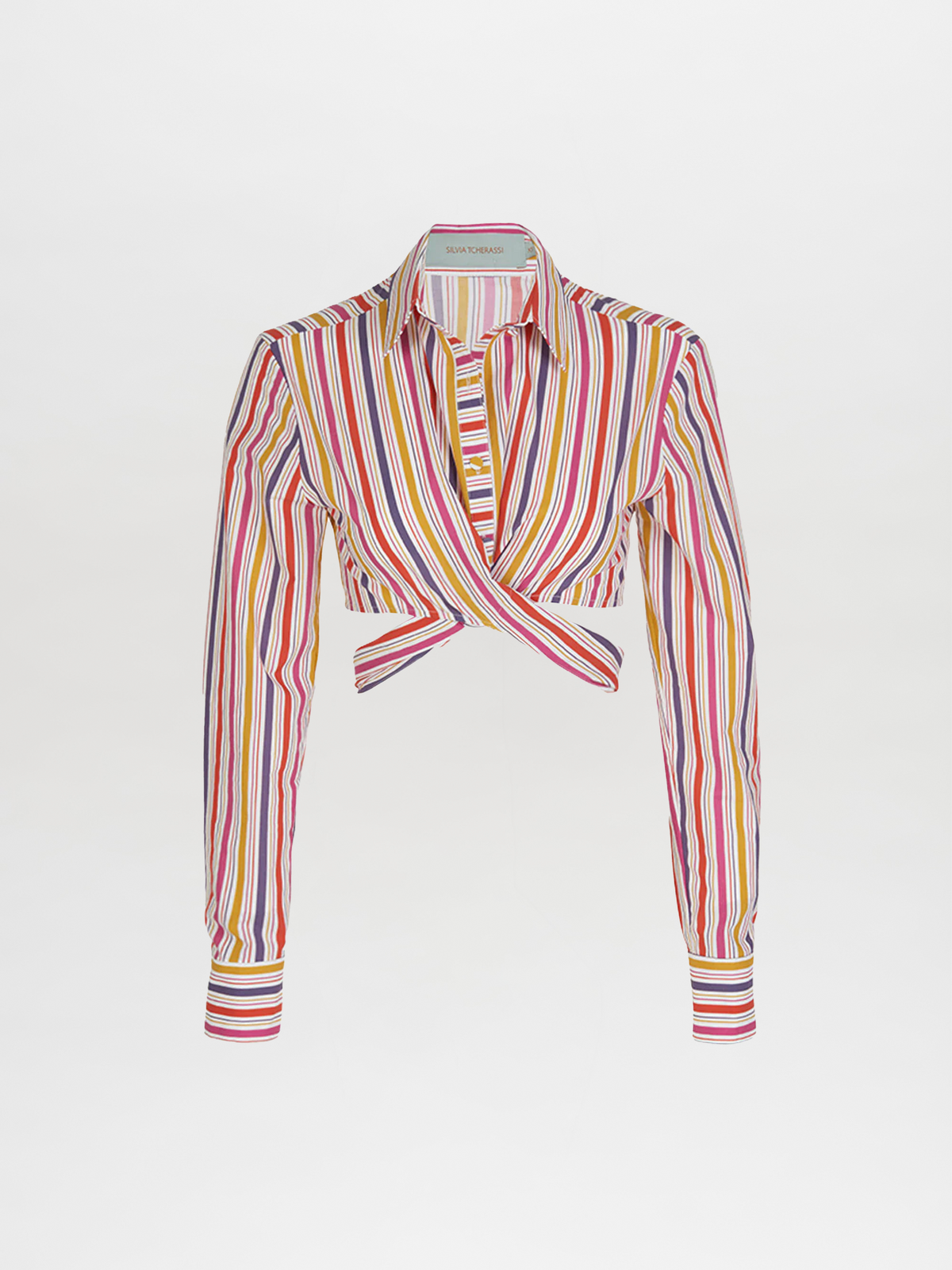 Blusa Marcel Golden Magenta Stripes