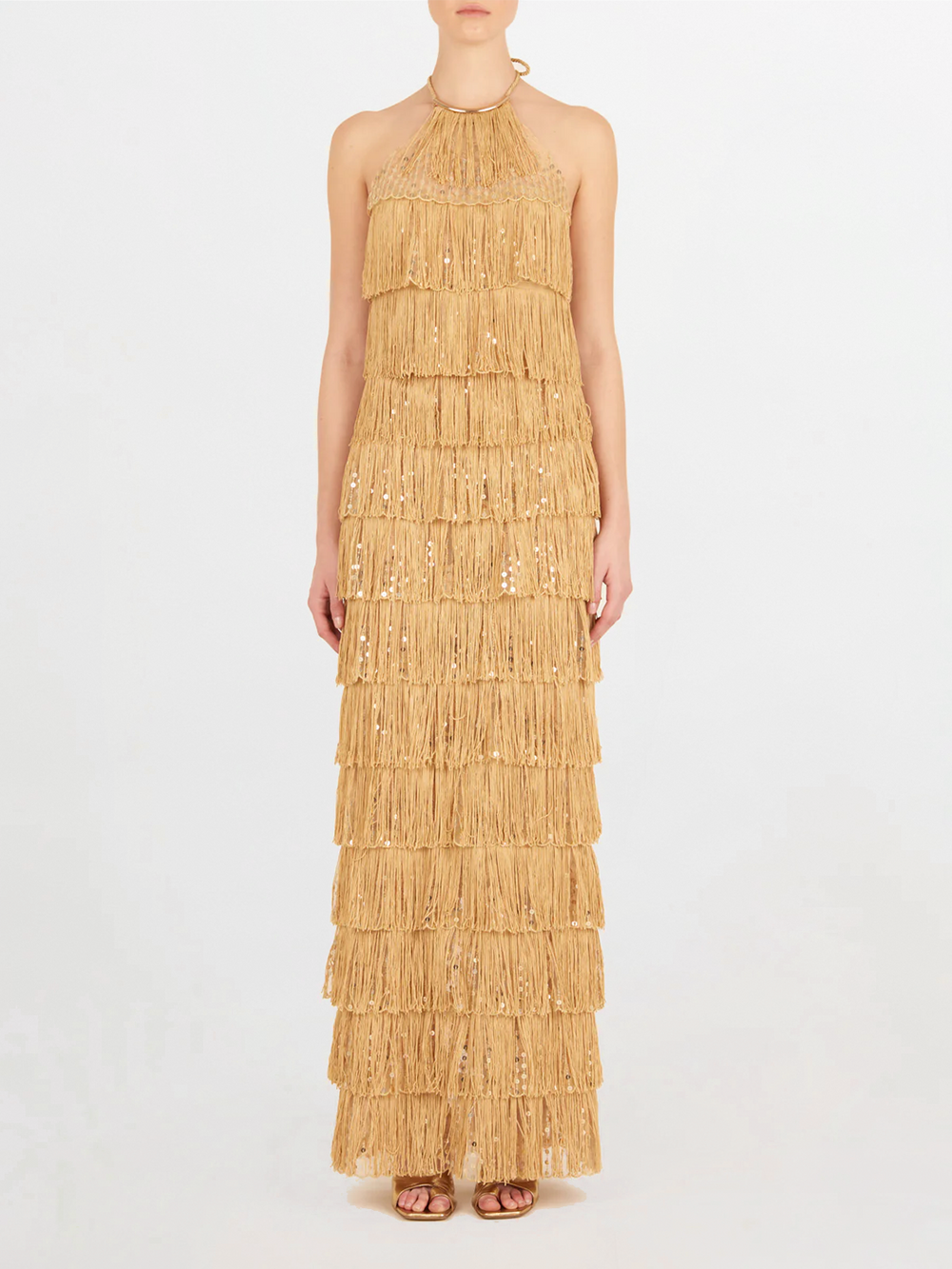 Vestido Oriana Gold