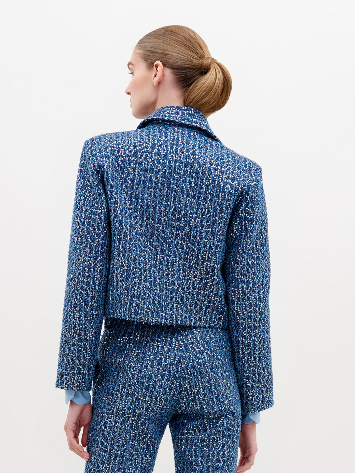 Chaqueta Perla Navy Sequins