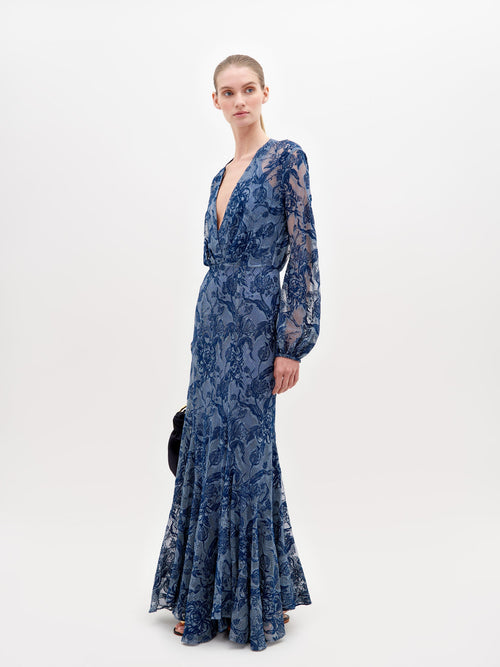 Vestido Robin Indigo Lace