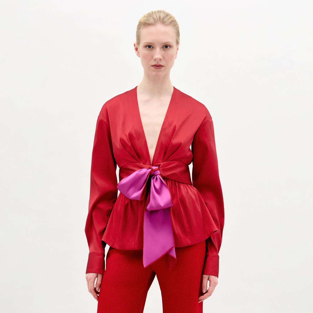 SAANVI_BLOUSE_-_ROUGE_Front_Holiday_Capsule_2025_1