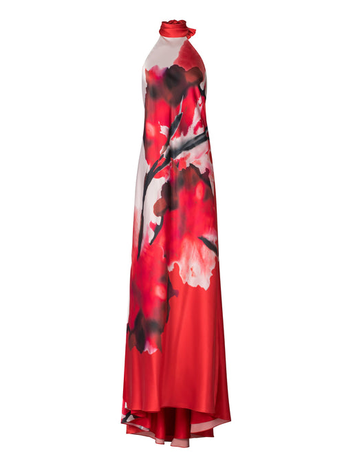 Vestido Sherry Pomegranate Abstract Flowers