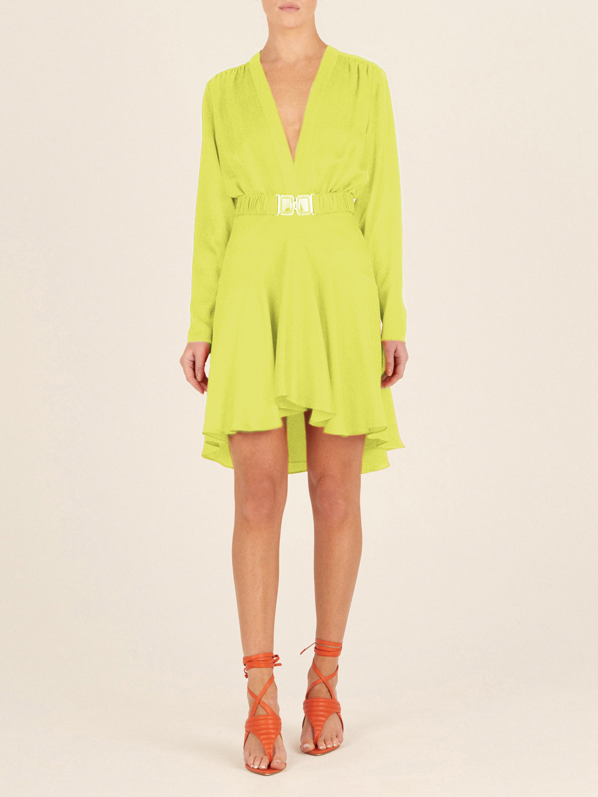 Aglioni Dress Verde Lime