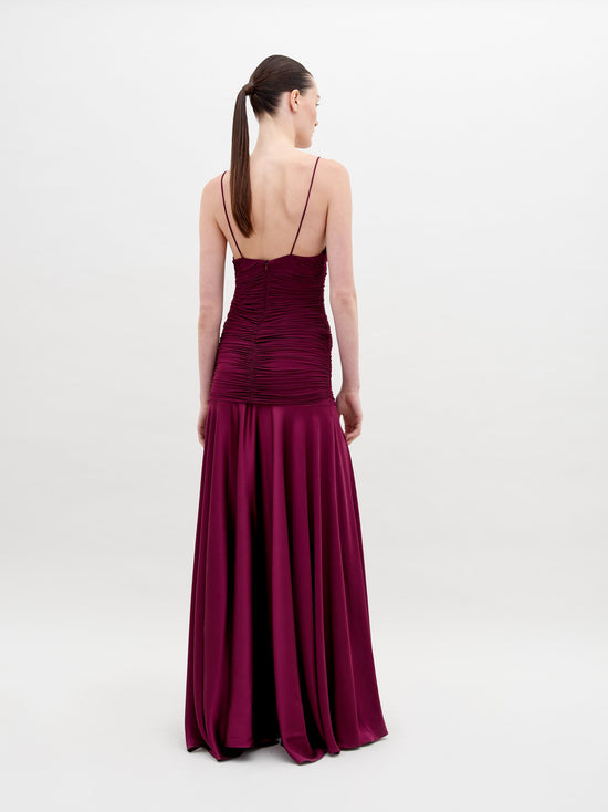 Sana_Dress_-_Burgundy_Back