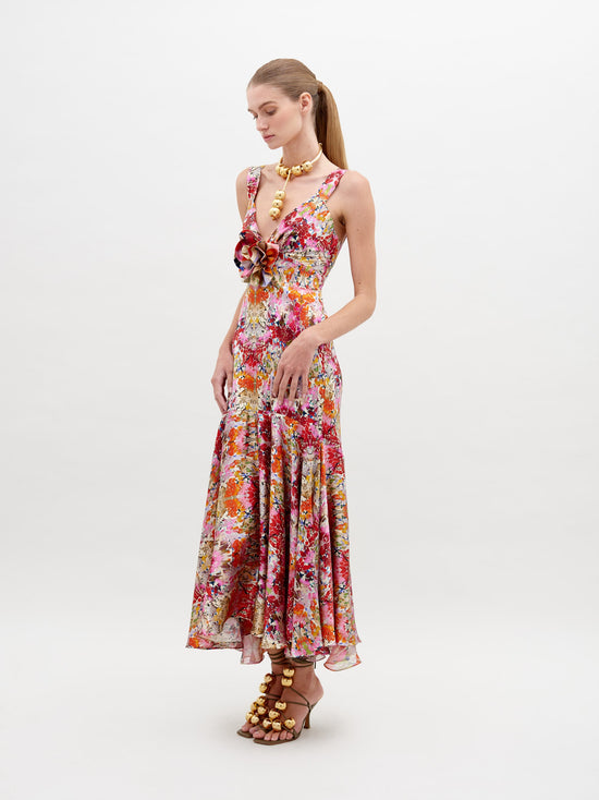 SaskyaDress-MulticolorAnimalPrint_Front