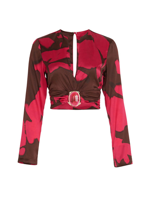 Blusa Edith Fuchsia Cacao