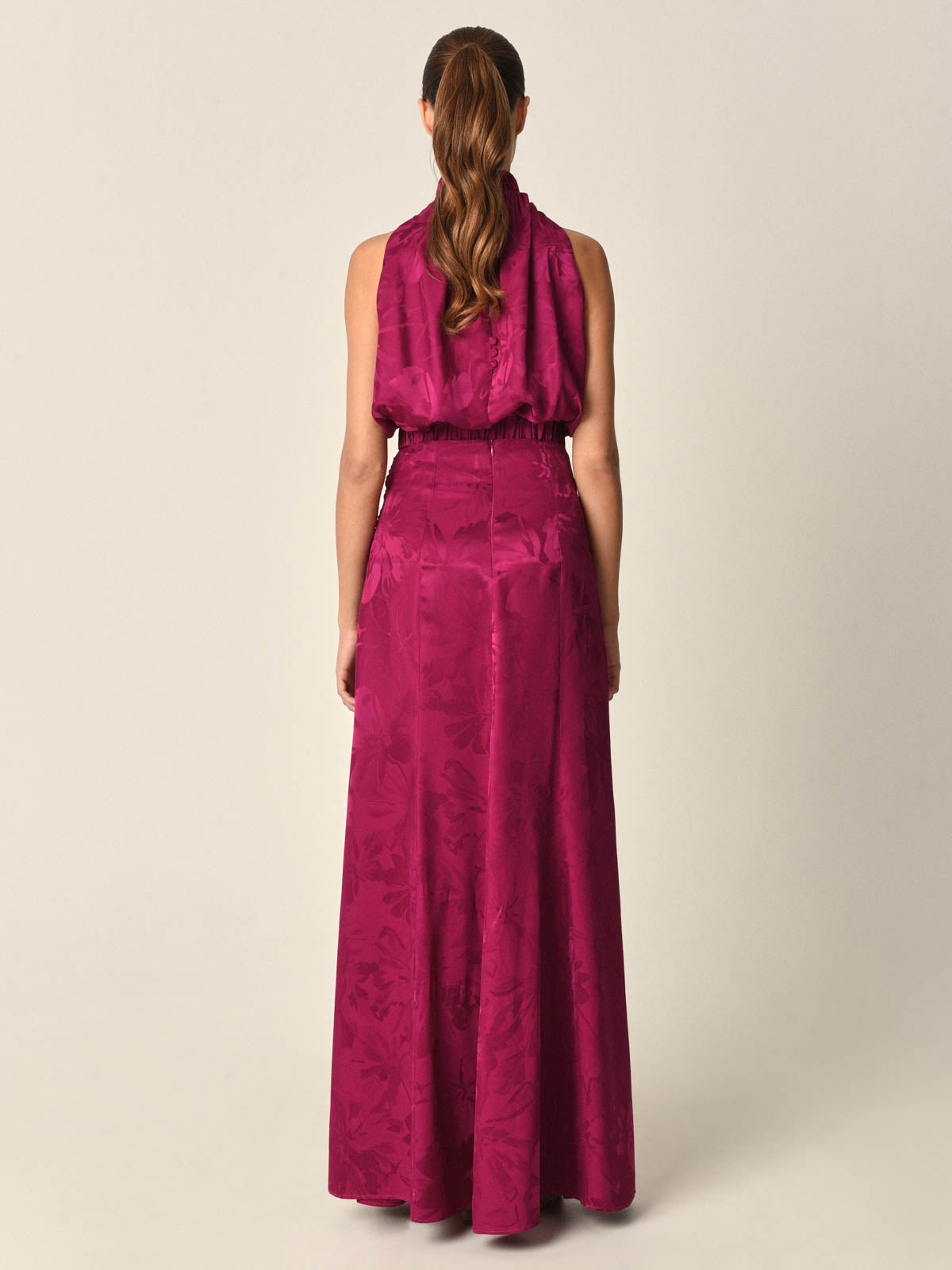 Falda Lugnano Floral Mulberry
