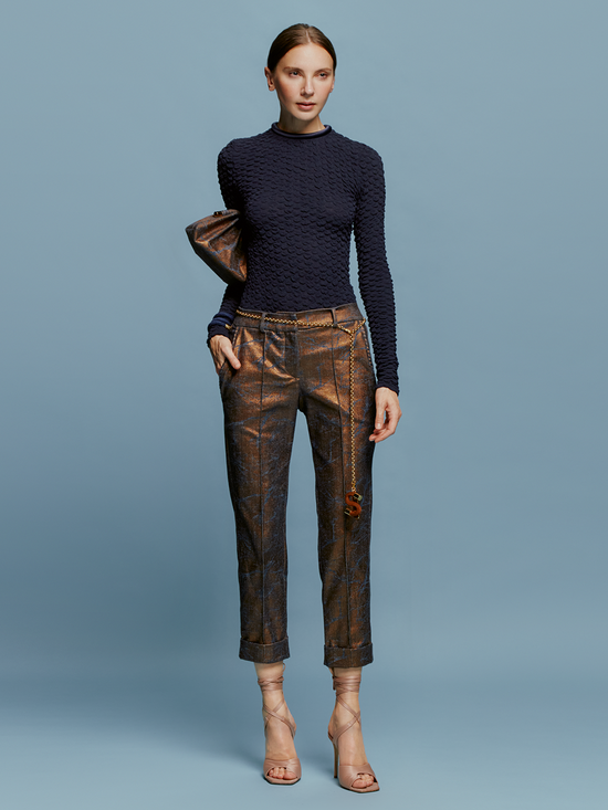 GARMET_PANT_-_METALLIC_OCHER_FRONT