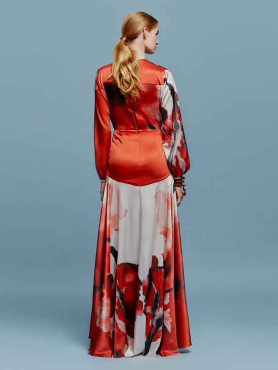 KEIRA_DRESS_-_POMEGRANATE_ABSTRACT_FLOWERS_BACK