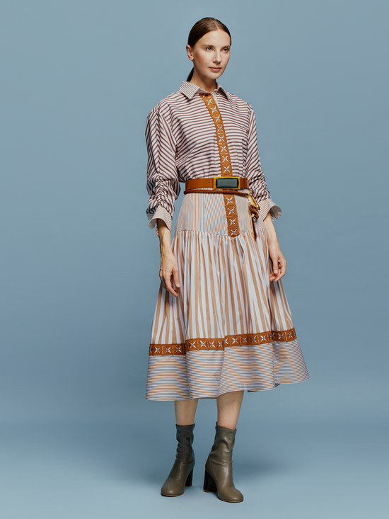 LAMAR_DRESS_-_MULTI_BROWN_STRIPES_FRONT