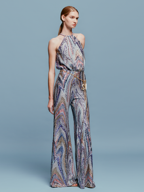 Jumpsuit Lauretta Sequin Waves