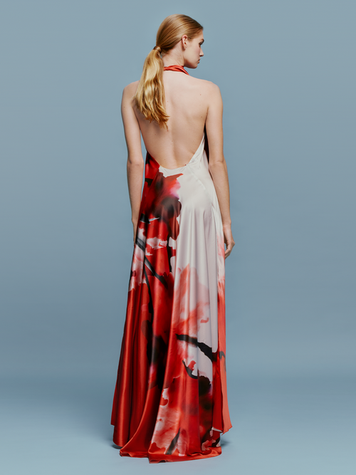 Vestido Sherry Pomegranate Abstract Flowers