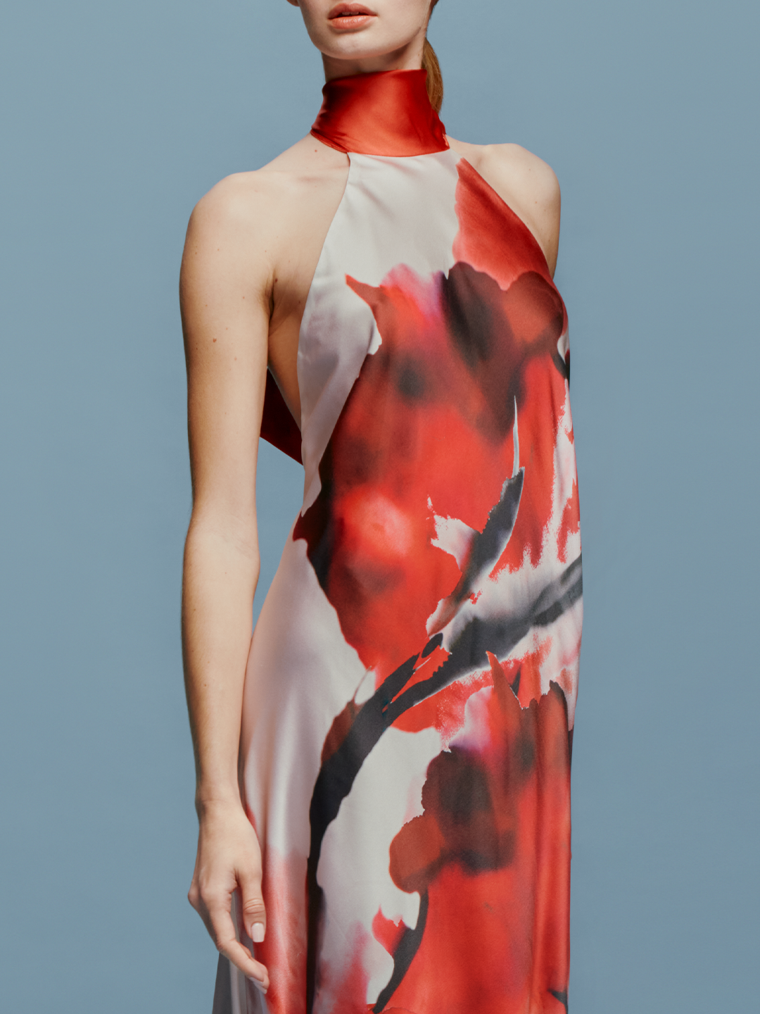 Vestido Sherry Pomegranate Abstract Flowers